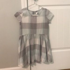 Old Navy girls size 6-7 plaid dress